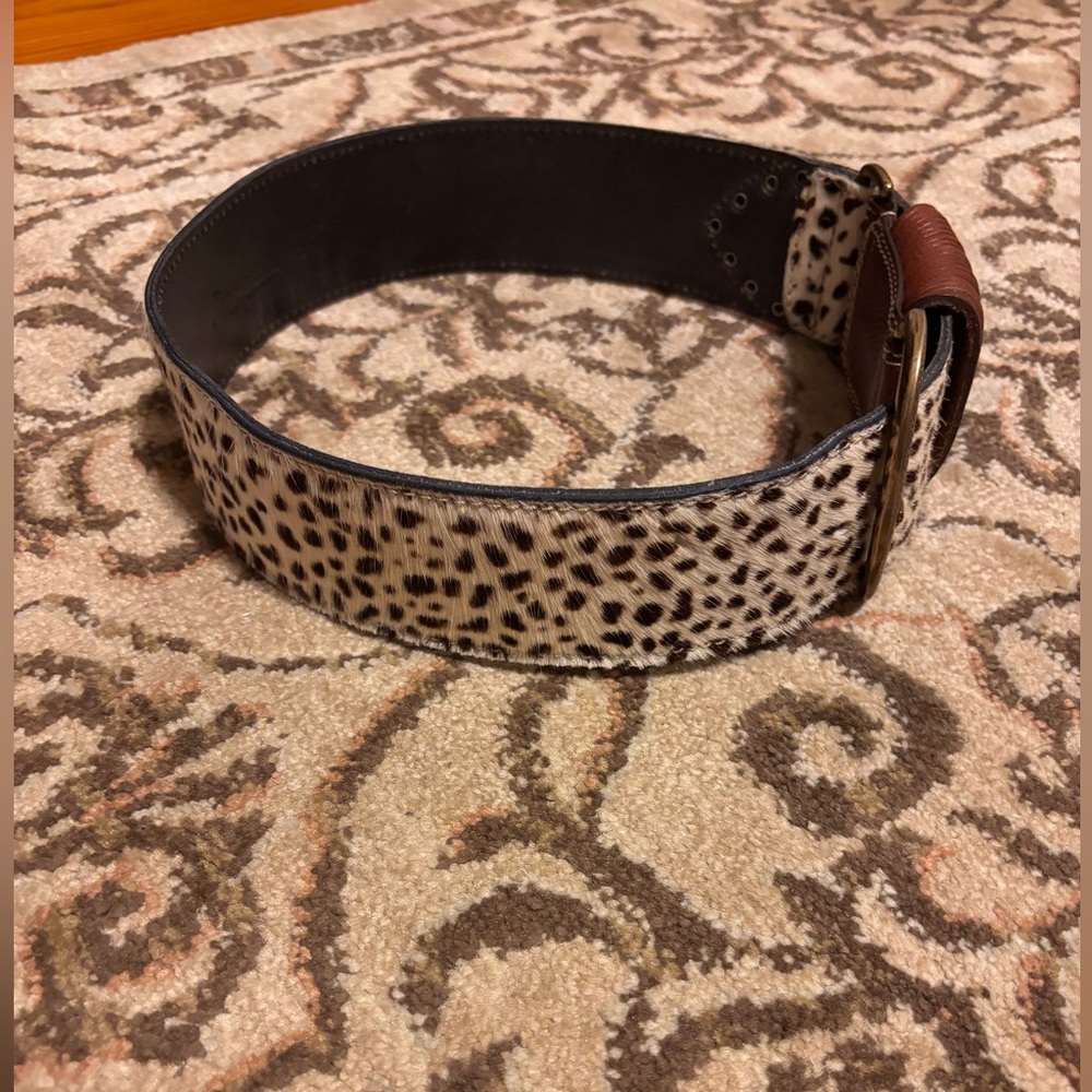 La Doppia Vita Vintage 90s large buckle belt made in Italy - Picture 4 of 11